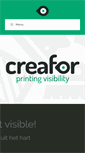 Mobile Screenshot of creafor.be
